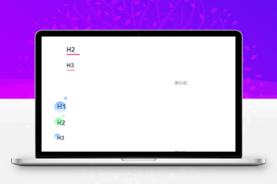子比主题附H2-H3标题美化【第一版】-码小淘网络