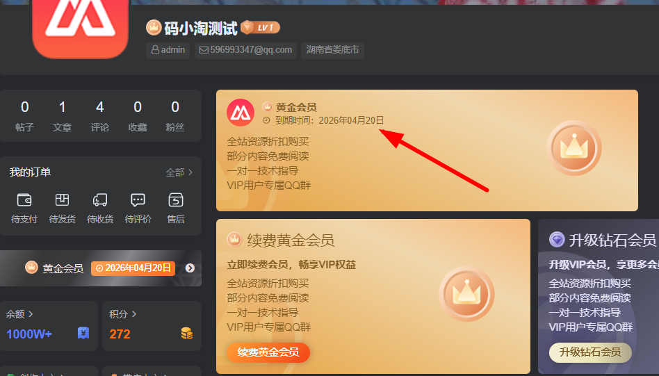 图片[2]-WordPress网站所有用户批量设置为VIP会员的代码-码小淘网络