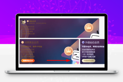 子比主题 – 会员购买页面添加背景图-码小淘网络