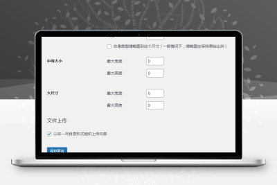 WordPress子比主题彻底禁用上传媒体图片自动生成缩略图及多尺寸图片-码小淘网络