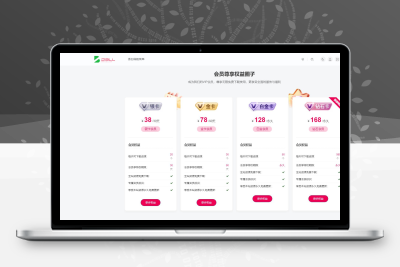 子比主题 — 会员详情介绍页模板-码小淘网络