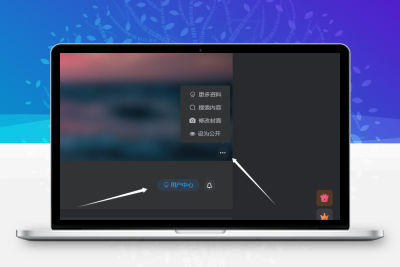 子比主题 — 个人主页/公开/私密/切换按钮-码小淘网络